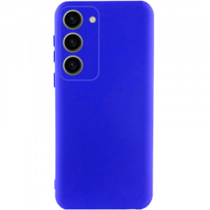 Чехол Silicone Cover Lakshmi Full Camera (AA) для Samsung Galaxy S24 FE Синий / Iris