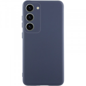 Чохол Silicone Cover Lakshmi Full Camera (AA) для Samsung Galaxy S24 FE Синій / Midnight blue