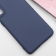 Чехол Silicone Cover Lakshmi Full Camera (AA) для Samsung Galaxy S24 FE Синий / Midnight blue - фото