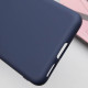 Чохол Silicone Cover Lakshmi Full Camera (AA) для Samsung Galaxy S24 FE Синій / Midnight blue - фото