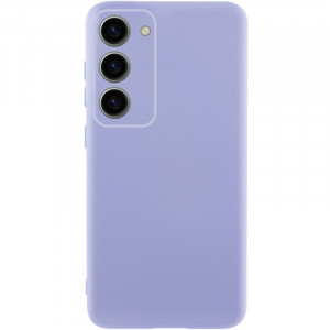 Чохол Silicone Cover Lakshmi Full Camera (AA) для Samsung Galaxy S24 FE Бузковий / Dasheen