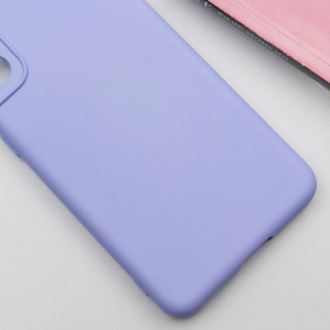 Чехол Silicone Cover Lakshmi Full Camera (AA) для Samsung Galaxy S24 FE Сиреневый / Dasheen