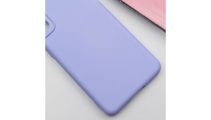 Чехол Silicone Cover Lakshmi Full Camera (AA) для Samsung Galaxy S24 FE Сиреневый / Dasheen - фото