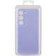 Чехол Silicone Cover Lakshmi Full Camera (AA) для Samsung Galaxy S24 FE Сиреневый / Dasheen - фото