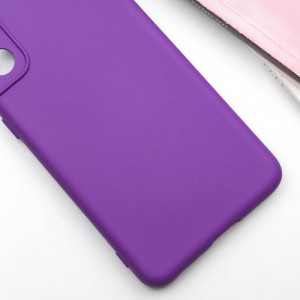 Чехол Silicone Cover Lakshmi Full Camera (AA) для Samsung Galaxy S24 FE Фиолетовый / Purple