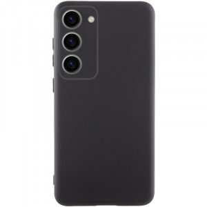 Чохол Silicone Cover Lakshmi Full Camera (AA) для Samsung Galaxy S24 FE Чорний / Black