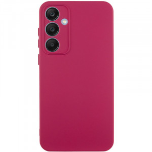 Чохол Silicone Cover Lakshmi Full Camera (AA) для Samsung Galaxy S24 FE Бордовий / Marsala