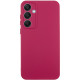 Чохол Silicone Cover Lakshmi Full Camera (AA) для Samsung Galaxy S24 FE Бордовий / Marsala - фото