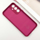 Чохол Silicone Cover Lakshmi Full Camera (AA) для Samsung Galaxy S24 FE Бордовий / Marsala - фото