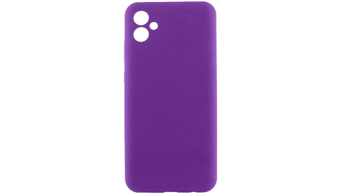 Чехол Silicone Cover Lakshmi Full Camera (AA) для Samsung Galaxy A06 Фиолетовый / Purple - фото