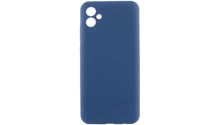 Чехол Silicone Cover Lakshmi Full Camera (AA) для Samsung Galaxy A06 Синий / Navy blue - фото