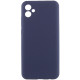 Чехол Silicone Cover Lakshmi Full Camera (AA) для Samsung Galaxy A06 Синий / Midnight blue - фото