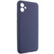 Чехол Silicone Cover Lakshmi Full Camera (AA) для Samsung Galaxy A06 Синий / Midnight blue - фото