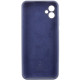 Чохол Silicone Cover Lakshmi Full Camera (AA) для Samsung Galaxy A06 Синій / Midnight blue - фото