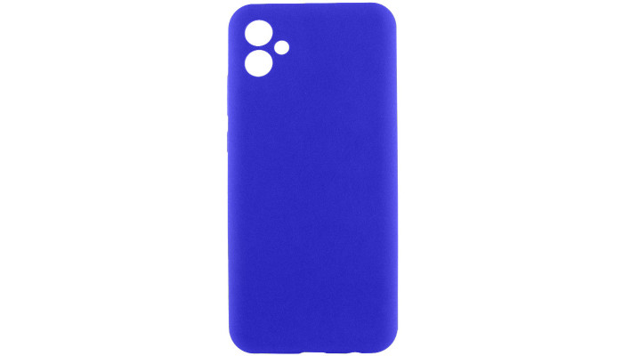 Чохол Silicone Cover Lakshmi Full Camera (AA) для Samsung Galaxy A06 Синій / Iris - фото