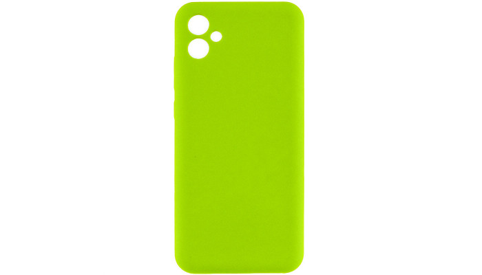 Чохол Silicone Cover Lakshmi Full Camera (AA) для Samsung Galaxy A06 Салатовий / Neon green - фото