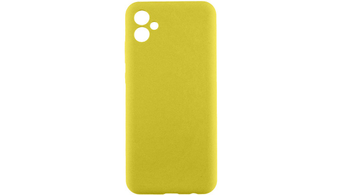 Чохол Silicone Cover Lakshmi Full Camera (AA) для Samsung Galaxy A06 Жовтий / Flash - фото