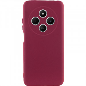 Чохол Silicone Cover Lakshmi Full Camera (AA) для Xiaomi Redmi 14C / Poco C75 Бордовий / Marsala