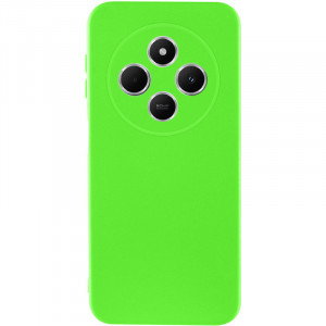 Чохол Silicone Cover Lakshmi Full Camera (AA) для Xiaomi Redmi 14C Салатовий / Neon Green