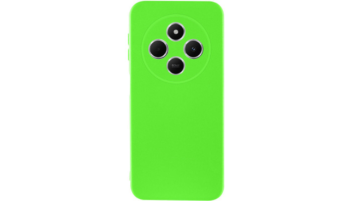 Чехол Silicone Cover Lakshmi Full Camera (AA) для Xiaomi Redmi 14C Салатовый / Neon Green - фото