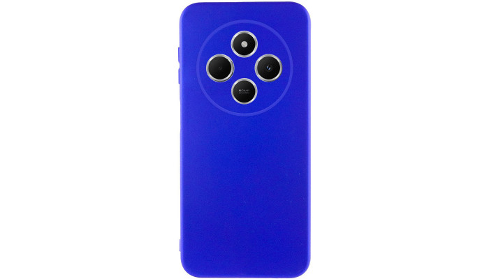 Чохол Silicone Cover Lakshmi Full Camera (AA) для Xiaomi Redmi 14C Синій / Iris - фото