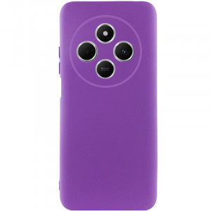 Чехол Silicone Cover Lakshmi Full Camera (AA) для Xiaomi Redmi 14C Фиолетовый / Purple