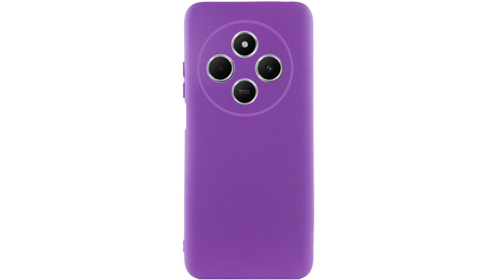 Чехол Silicone Cover Lakshmi Full Camera (AA) для Xiaomi Redmi 14C Фиолетовый / Purple - фото