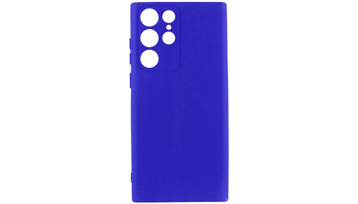 Чехол Silicone Cover Lakshmi Full Camera (AA) для Samsung Galaxy S25 Ultra Синий / Iris - фото