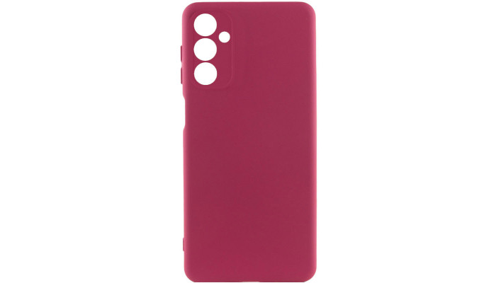 Чехол Silicone Cover Lakshmi Full Camera (AA) для Samsung Galaxy A26 5G Бордовый / Marsala - фото