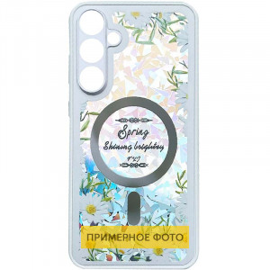 TPU+PC чехол Secret Flower для Samsung Galaxy S24 White