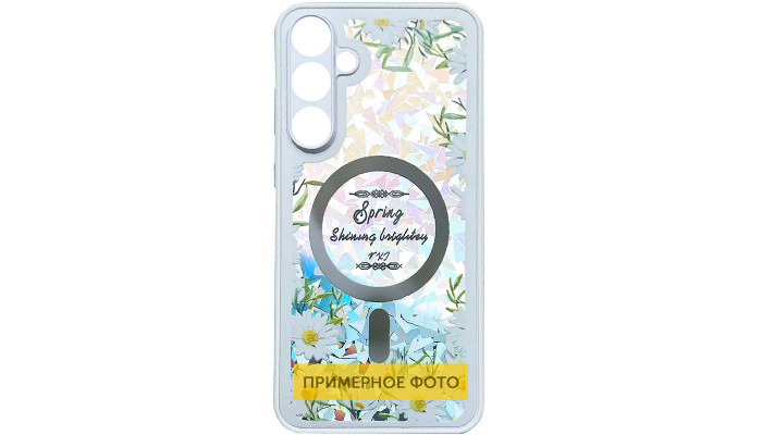 TPU+PC чохол Secret Flower для Samsung Galaxy S24 White - фото