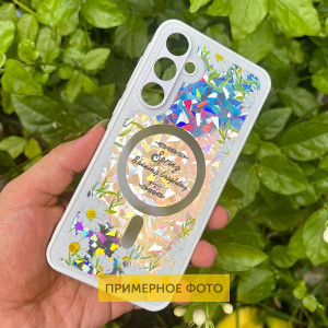 TPU+PC чехол Secret Flower для Samsung Galaxy S24 White