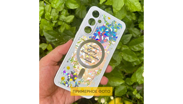 TPU+PC чохол Secret Flower для Samsung Galaxy S24 White - фото