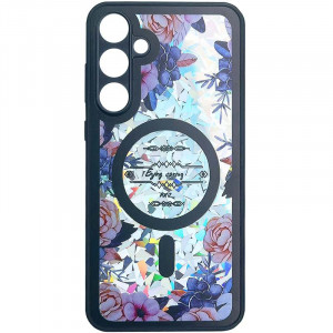 TPU+PC чехол Secret Flower для Samsung Galaxy A25 5G Black