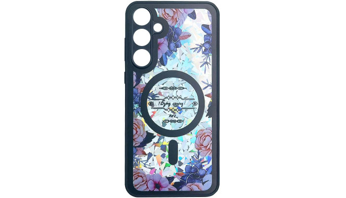 TPU+PC чехол Secret Flower для Samsung Galaxy A25 5G Black - фото