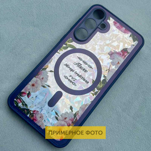 TPU+PC чехол Secret Flower для Xiaomi Poco X6 / Note 13 Pro 5G Navy Blue