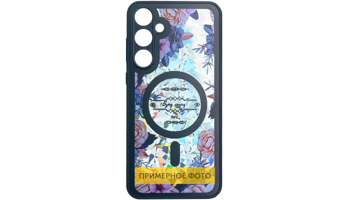 TPU+PC чехол Secret Flower для Xiaomi Poco X6 / Note 13 Pro 5G Black - фото