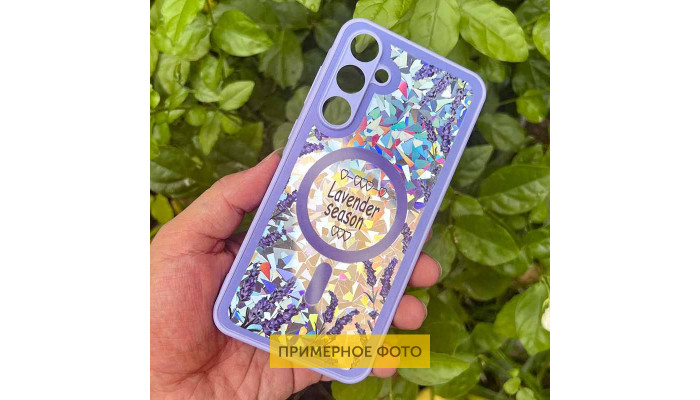 TPU+PC чохол Secret Flower для Xiaomi Poco X6 / Note 13 Pro 5G Lilac - фото