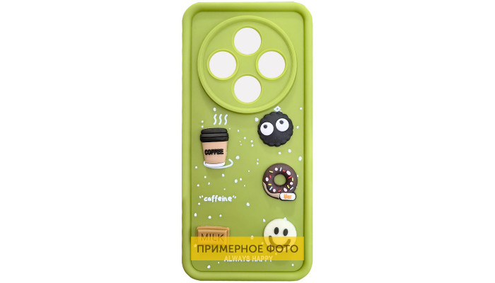 Чохол TPU Toys Case для Xiaomi Redmi 12C / Poco C55 Light Green / Always Happy - фото