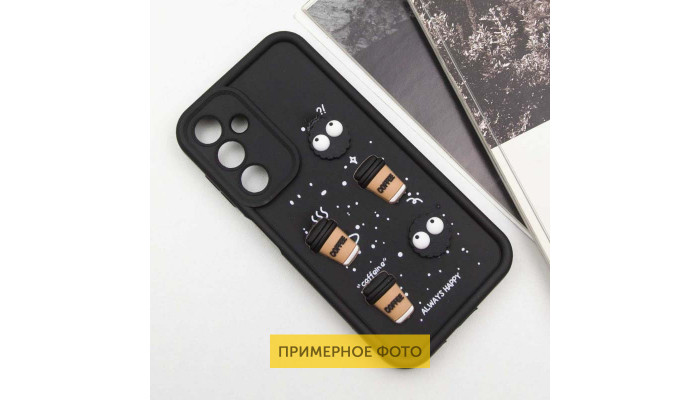 Чехол TPU Toys Case для Samsung Galaxy A15 4G/5G Black / Always Happy - фото