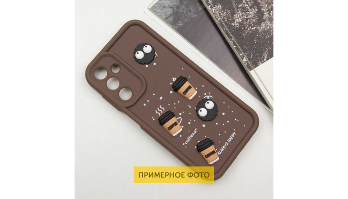 Чехол TPU Toys Case для Samsung Galaxy A15 4G/5G Brown / Always Happy - фото