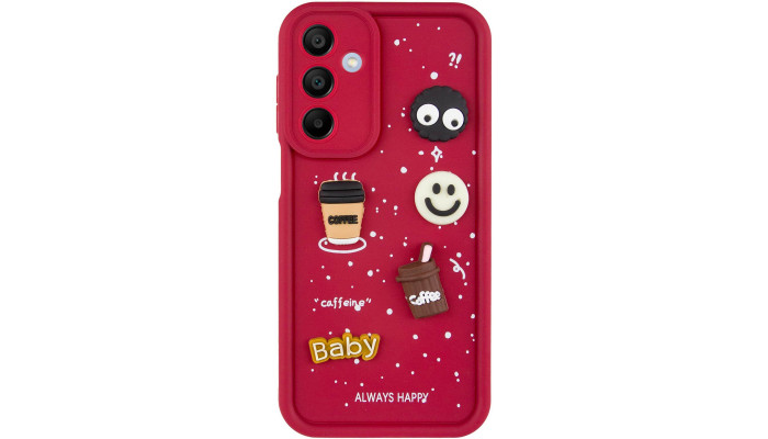 Чехол TPU Toys Case для Samsung Galaxy A25 5G Red / Always Happy - фото