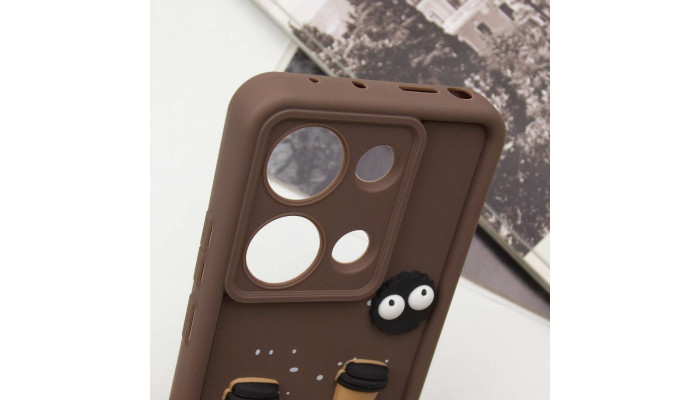 Чохол TPU Toys Case для Xiaomi Redmi Note 13 4G Brown / Always Happy - фото