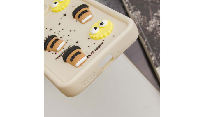 Чохол TPU Toys Case для Xiaomi Redmi Note 13 4G Sand / Always Happy - фото