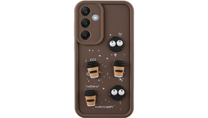 Чехол TPU Toys Case для Samsung Galaxy A35 Brown / Always Happy - фото