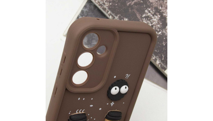 Чехол TPU Toys Case для Samsung Galaxy A35 Brown / Always Happy - фото