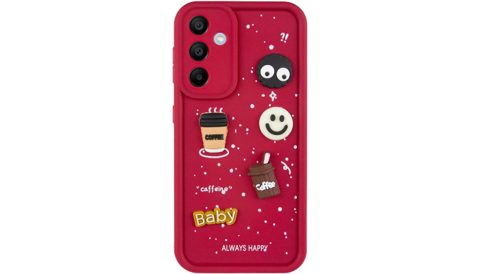 Чехол TPU Toys Case для Samsung Galaxy A35 Red / Always Happy - фото