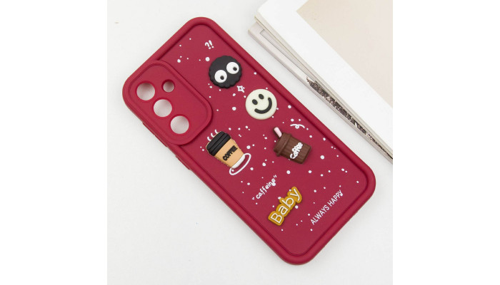 Чехол TPU Toys Case для Samsung Galaxy A35 Red / Always Happy - фото