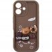 Чохол TPU Toys Case для Apple iPhone 16 (6.1") Brown / Sweet