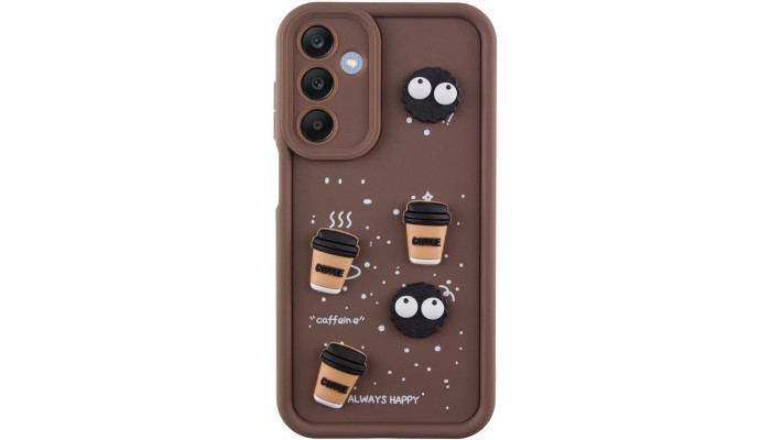 Чехол TPU Toys Case для Samsung Galaxy A36 5G Brown / Always Happy - фото